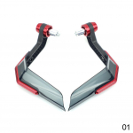 7 V&auml;rvi Mootorratta K&auml;ekaitsmed K&auml;ekaitsmed Tuulekindlad Mootorratas Motokross Universaalne Kaitsja Modifikatsioon Kaitsevarustus punane