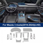 Auto sisekujunduse TPU kaitsekile Mazda 3 BP M3 Axela 2019 2020 2026 2026 2026 2026 2026 jaoks Eell&otilde;igatud kile L&auml;bipaistev kate
