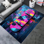 1 tk rula tr&uuml;kiga ala vaip libisemiskindel p&otilde;randamatt laste m&auml;ngutuppa elutuppa magamistuppa diivani kaunistuseks 40x60cm (16x24in)