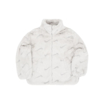 Nike Sportswear Tr&uuml;kitud Kunstkarusnahk Jakk Valge Naistele DQ6843-072 M white