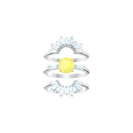 Swarovski Sunshine Daisy Kolmeosaline Komplekt Roodiumiga Pinnatud S&otilde;rmus Naiste ehted 5482498 52