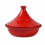 2026 Tajine Marmorkate mittekleepuv alumiinium Elektriline Maroko Tajine Keedupott 28cm punane
