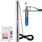 S&uuml;gavkaevu sukelpump 1500W v&otilde;imsus 9,8 m&sup3;/h maksimaalne vooluhulk 108m maksimaalne t&otilde;stek&otilde;rgus Roostevabast terasest veepump IP68 veekindel v&auml;lise juhtkarbiga jaoks