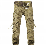 Kamuflaažip&uuml;ksid Mehed matkamine Matkamine Armee V&otilde;itlus S&otilde;jav&auml;e P&uuml;ksid vabaaja Jogger Cargo Plus Size 30 khaki