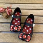 Multikas Laste Sandaalid T&uuml;drukutele Minnie Multikas Aiajalatsid 1-6 aastat Veekindlad Želee Punased Mustad Jalan&otilde;ud Suurus 20-30 23-Insole 14.0 cm black
