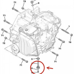 Auto k&auml;igukasti &otilde;li &auml;ravoolukruvi 221347 9807979480 Peugeot 3008 Citroen C4 C5 DS5 jaoks