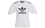 Adidas Originals puhvis varrukaga T-s&auml;rk naistele Valge H59038 32