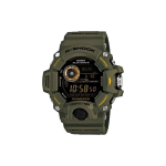 Casio G-Shock Rangeman Teemaseeria Frogman Roheline Kass Vedelkristallkuvar Tagurpidi Kuva 3D-ketas Spordiks Veekindel Kvartsmehhanism GW-9400-3 Green