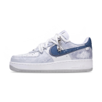 Nike Air Force 1 Starry Night Libisemiskindlad Madalad Lauatennisikingad Meeste Valge Sinine FJ4146-100(Team1068-) 44.5 white