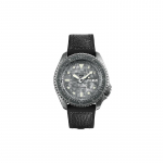 SEIKO SEIKO5 seeria helendav veekindel mehaaniline liikumine kunstnahast rihm meeste k&auml;ekell hall sihverplaat SRPE79K1 must