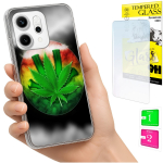 Kaitse&uuml;mbris Oppo Reno 14F / 14 Fs 5G jaoks &Uuml;mbris Foto&uuml;mbris Tagakate &Uuml;mbris + 9H Klaas