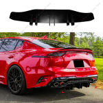 Uue Disainiga ABS Must Lisatav Tera Stiilis Tagumine Difuusori &Auml;&auml;ris Splitter KIA Stingerile 2017 2018 2019 2020 Eels&otilde;idutulede Versioon