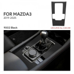LGIY9 &Uuml;lemine seemisnahast viimistluskleebis Mazda 3 Axela BP 2019 2020 2021 2022 2023 2024 2025 Autole Keskne Manuaalk&auml;igukasti K&auml;igukangi Paneel