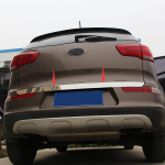 Kroomitud tagaluugi kate Kia Sportage R 11-15 jaoks Roostevabast terasest tagaluugi katte liist Bezel Streamer Strip 2015