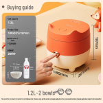 Midea 1,2L miniriisikeetja CN pistikuga (adapter kaasas)