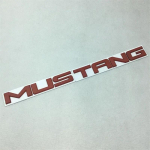 1 tk metallist Mustang auto kere t&auml;hekleeps tagaluugi kleebis kaunistus Mustang Shelby GT 350 15-18 v&auml;limuse tarvikutele punane