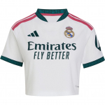Adidas Real Madrid L&uuml;hike 26/27 Hooaeg Kodune F&auml;nniversioon Kiiresti kuivav Kootud L&uuml;hikeste Varrukatega Jalgpallis&auml;rk Naiste topid KC4237 XS