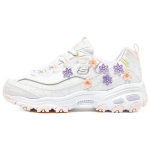 Skechers D'LITES 1.0 Naiste Nahast Madalad Vabaajajalatsid Valge 896139-WHT 38.5 gray