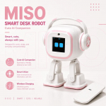 Emo AI Robot | H&auml;&auml;ljuhtimine, Emotsionaalne Interaktsioon, Nutikas Vestlusrobot, Kaamera Tuvastus, Laulmine ja Tantsimine Nutikas M&auml;nguasi Kingitus Korean valge
