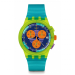 SWATCH NEON WAVE Uus Chrono Plastikust K&auml;ekell SUSJ404 [Swatch]