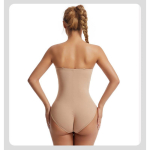 Rihmadeta &Uuml;hes t&uuml;kis kehakujundaja Sisseehitatud rinnahoidjaga K&otilde;hukontroll Salendav Bodysuit S parkkoor