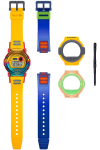 G-SHOCK G-B001MVE-9JR Casio Bluetooth Eemaldatava Bezeliga Varuosade KARBIKOMPLEKT Kollane Sinine Mitmev&auml;rviline Digitaalkell Meeste