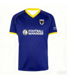 AFC Wimbledon 25-26 hooaja kodus&auml;rgi ja v&otilde;&otilde;rs&auml;rgi, 3D-prinditud mugavusversiooni, mis sobib t&auml;iskasvanutele t-s&auml;rgina XS