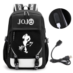 Anime JOJO Jonathan Joestar Golden Experience Seljakott Koolikott USB-pordiga S&uuml;learvuti sahtliga Poistele T&uuml;drukutele Reisikott 12 inches