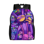 Jax Cartoon Digitals Circus Termiline Seljakott Meeste Pol&uuml;ester Reisiseljakotid Suured Kawaii Keskkoolikotid Seljakott One Size purple