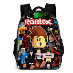 Robloxi Laste Koolikott Poistele T&uuml;drukutele Kerge Oxfordi Kangast Kahe Rihmaga Kott &Otilde;hupadjakestega Rihmadega 17-inch backpack