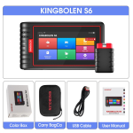 Diagnostikavahendid KINGBOLEN S6 K&otilde;igi s&uuml;steemide tugi CANFD IMMO/BMS/TPMS/ABS-i &otilde;hutamine/Sissepritseotsikud/&Otilde;li 28 l&auml;htestamist Auto OBD2 skanner [Eluaegne tasuta]