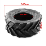 16x6.50-8 rehvid koos velgedega aiak&auml;rude, muruniidukite, traktorite, kottk&auml;rude, lumepuhurite, kaubikute, k&auml;ruk&auml;rude jne jaoks tires gray