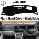 Armatuurlaua kate Kaitsepadi Kia Sportage 5 NQ5 2026 2027 Autole Armatuurlaua P&auml;ikesekaitse UV-vastane Vaipmatt Tarvikud RHD Black with HUD gray