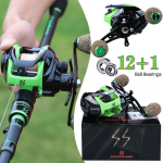 Baitcasting Reel 17 +1BB 7.2:1 Kiire sile p&uuml;&uuml;girull vasak/parem k&auml;si vabas &otilde;hus p&uuml;&uuml;giks left hand