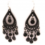 Les Tr&eacute;sors De Lily [L5215] - Boucles Cr&eacute;ateur 'Carmen' noir must
