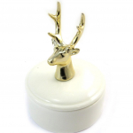 Les Tr&eacute;sors De Lily [N4711] &ndash; v&auml;ike elevandiluu-kuldne 'Deer' ehtekarp kuld