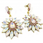 Lily-Crystal [P0213] &ndash; disainerk&otilde;rvar&otilde;ngad 'Sissi' valge opalestseeruv roosa Heleroosa