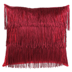 Les Tr&eacute;sors De Lily [Q4406] - punane 'Charleston' sametist padi - 40 cm punane