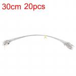 Kaasaskantav p&ouml;&ouml;rlev kalastustarviku jalutusrihm 15cm 20cm 30cm &uuml;ldine terastraadist juhtrihm 20tk/partii 30cm h&otilde;be