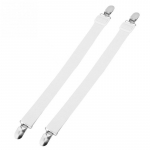 2 tk mitmeotstarbelised voodilina klambrid, libisemiskindlad kinnitused madratsihoidja must