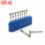 10 tk/komplekt 1,6 mm hambaravi teemantpurid kiirete k&auml;siinstrumendi turbiiniga teemantpoleerimisega hambaravi teemantpolsterid WR-48