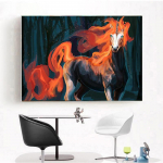 T&auml;iskandiline/&uuml;mmargune puur 5D DIY Teemantmaal, Tikand Ristpistes 5D Kodukaunistuse kingitus Full Round 20X30CM