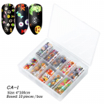 Nail Halloween Nail Art Star kleebiste komplekt K&uuml;&uuml;nekleebiste &uuml;lekandepaberist j&otilde;uluk&uuml;&uuml;nekleebis