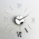 3D DIY seinakell Rooma numbritega akr&uuml;&uuml;lpeegel seinakleebis Kella seinamaali kleebised Kodukaunistus