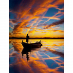 Uus 5D DIY teemantmaalimine rannapaat teemant tikandid merevaatega ristpistes &uuml;mmargune puurimismeisterdused kodukaunistamise kingitus Full Round 15x20CM