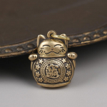 Puhast vasest Lucky Cat v&otilde;tmehoidja isetehtud ehted rippuvad tarvikud v&otilde;tmehoidja ripats
