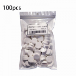 Dream NS valged kokkusurutud k&auml;ter&auml;tikud Coin Camping BBQ Fishing Fitness Sport Reisisalvr&auml;tikud WC paber tabletid koju 100tk/kott 22x24cm 100pcs/Bag valge