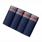 BONITOS 4tk Bokserid &uuml;hev&auml;rvilised seksikad meeste alusp&uuml;ksid puuvillased meeste alusp&uuml;ksid L