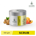 Neolith Apricot Walnut D Tan Scrub n&auml;ole ja kehale 100 g || Huulekoorija, s&uuml;gavpuhastus, taaselustamine || Parabeeni-, r&auml;ni- ja SLS-vaba || 100 GM kollane