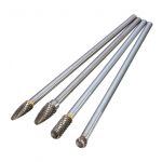 4 tk volframterasest 1/4 '' varre p&ouml;&ouml;rlevad l&otilde;ikehambad 10 mm l&otilde;ikeserva l&auml;bim&otilde;&otilde;t 150/160 mm pikkus h&otilde;be